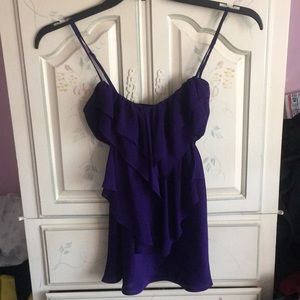 Forever 21 purple ruffle top